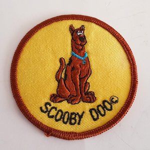 Vintage Scooby Doo Sew On Embroidered Patch 1970's